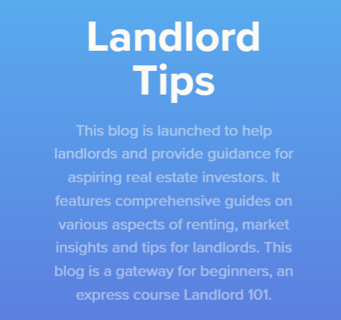 Landlord Tips