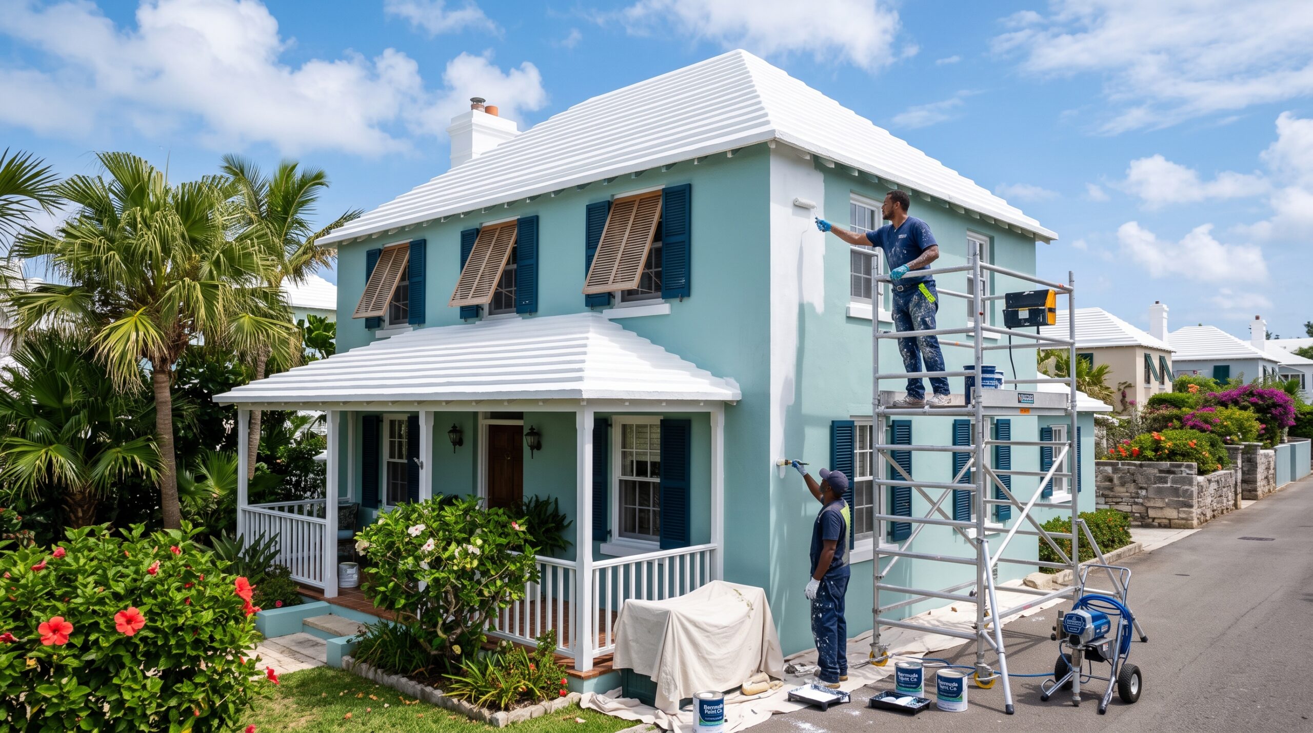 Why Regular Exterior Painting Protects Your Bermuda Home